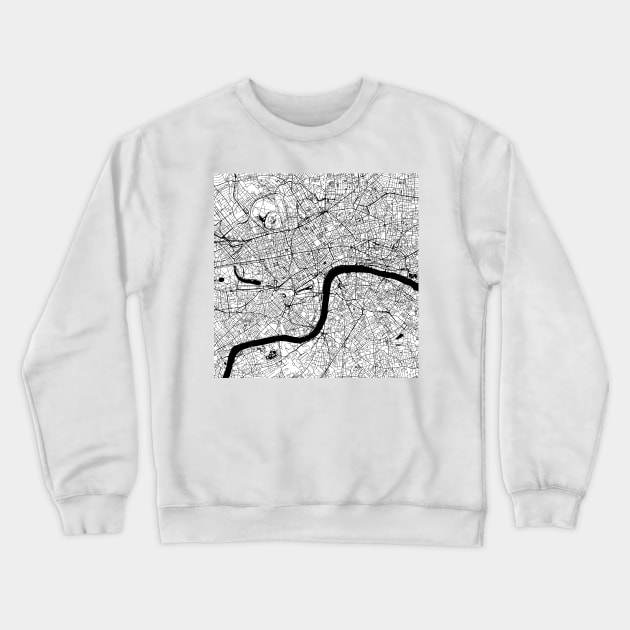 Streets of London Crewneck Sweatshirt by Ideacircus